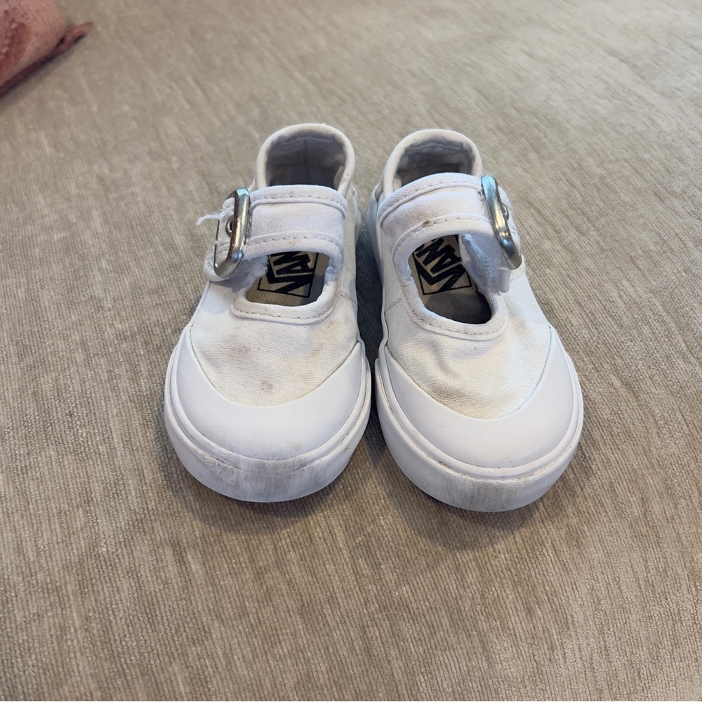 Vans White Kids Dress Shoes